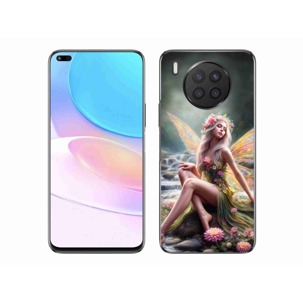 Gélový kryt mmCase na Huawei Nova 8i - motýlia žena 1