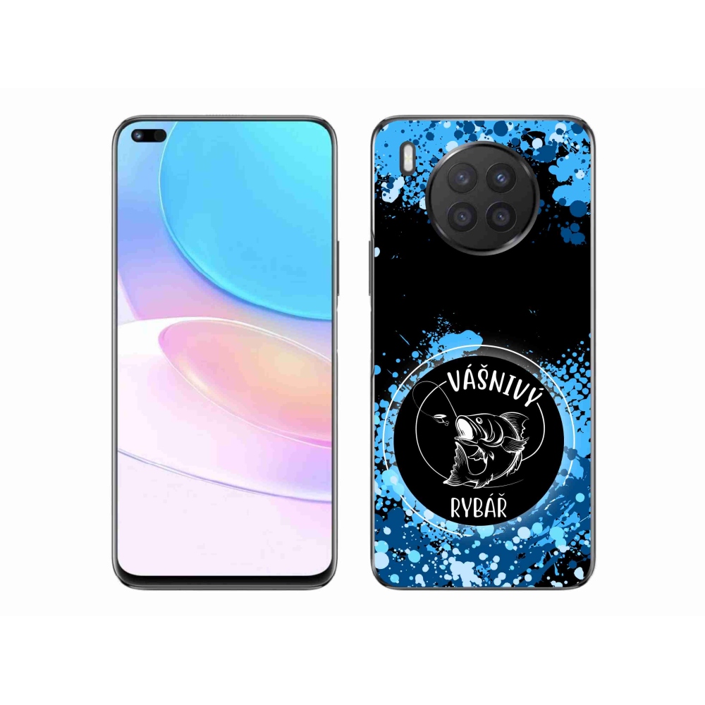 Gélový kryt mmCase na Honor 50 Lite - vášnivý rybár čierne pozadie