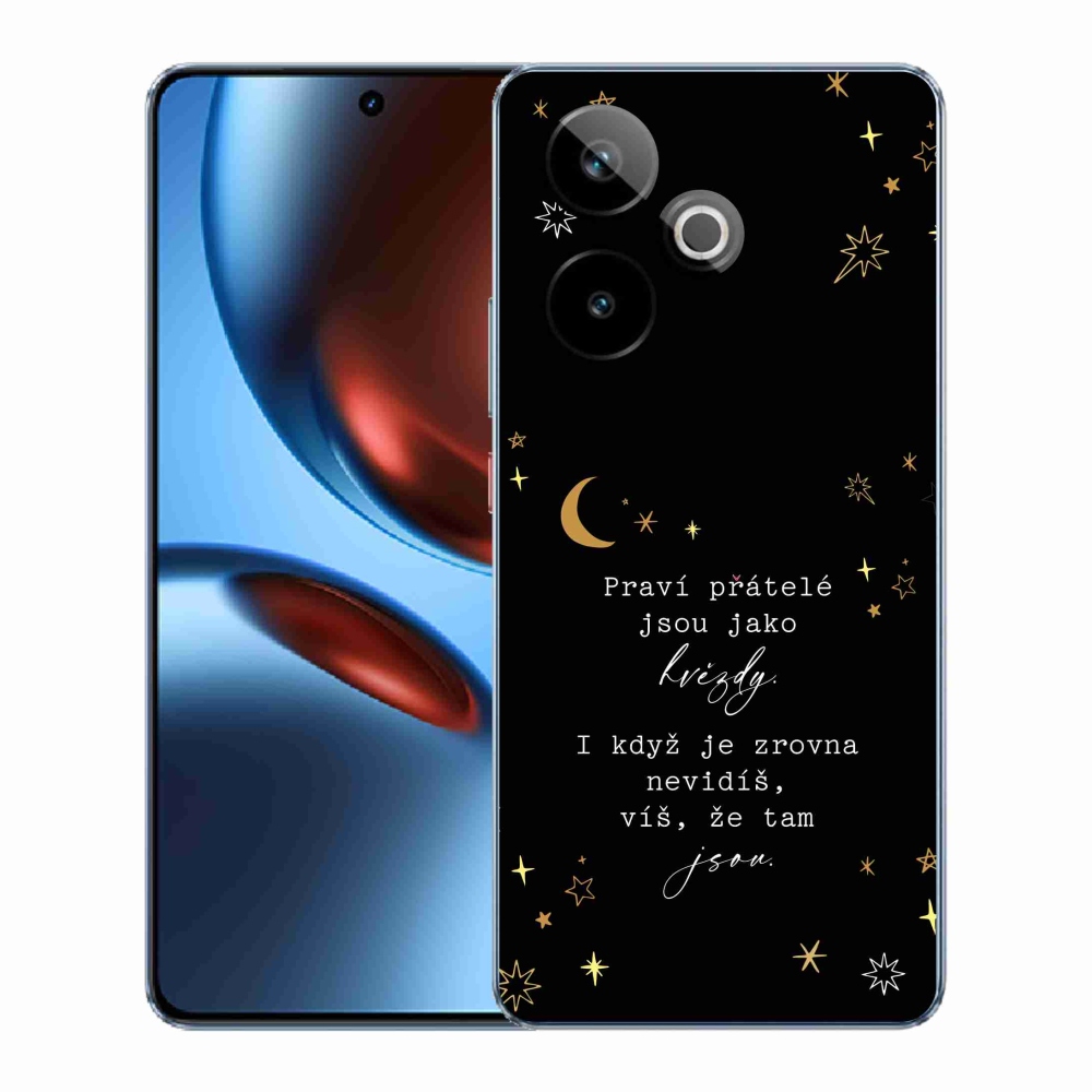 Gélový kryt mmCase na Realme GT 7 5G/GT 7T 5G - citát 6 čierne pozadie