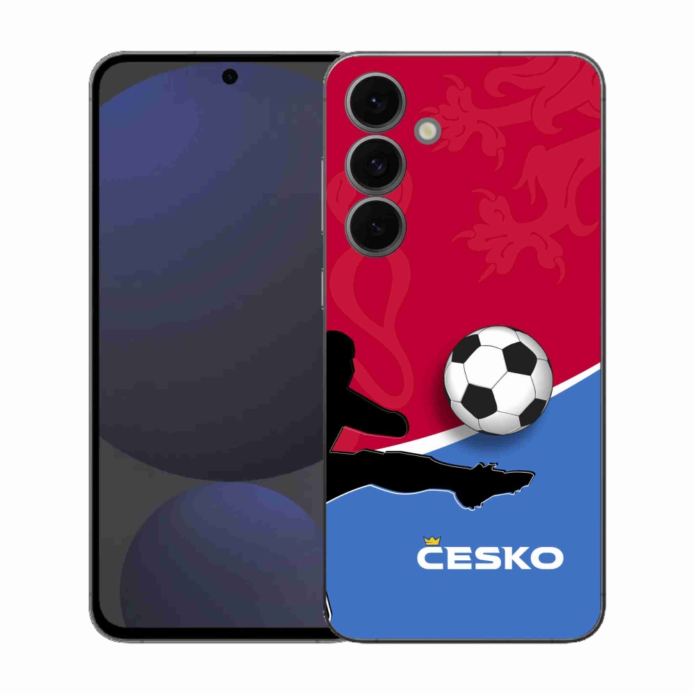 Gélový kryt mmCase na Samsung Galaxy S25 FE - futbal Česko 2