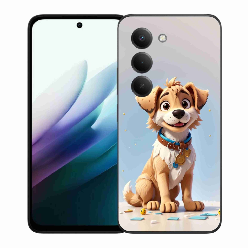 Gélový kryt mmCase na Xiaomi Redmi 15 4G/5G (171mm) - kreslené šteňa