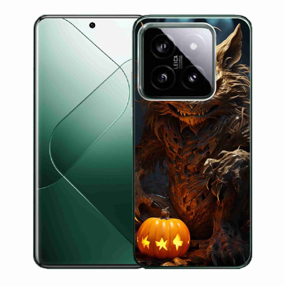 Gélový kryt mmCase na Xiaomi 14 - halloweenska príšera