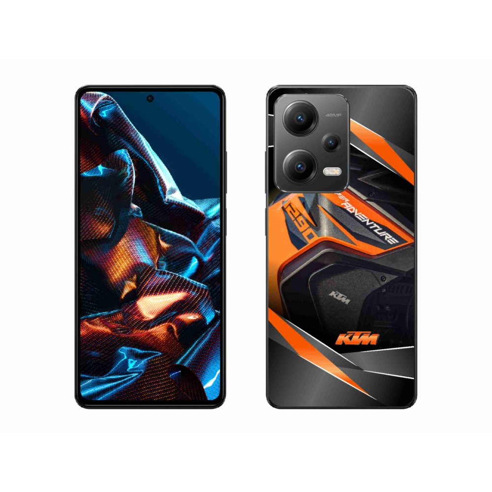 Gélový kryt mmCase na Xiaomi Redmi Note 12 Pro 5G - motorka ktm