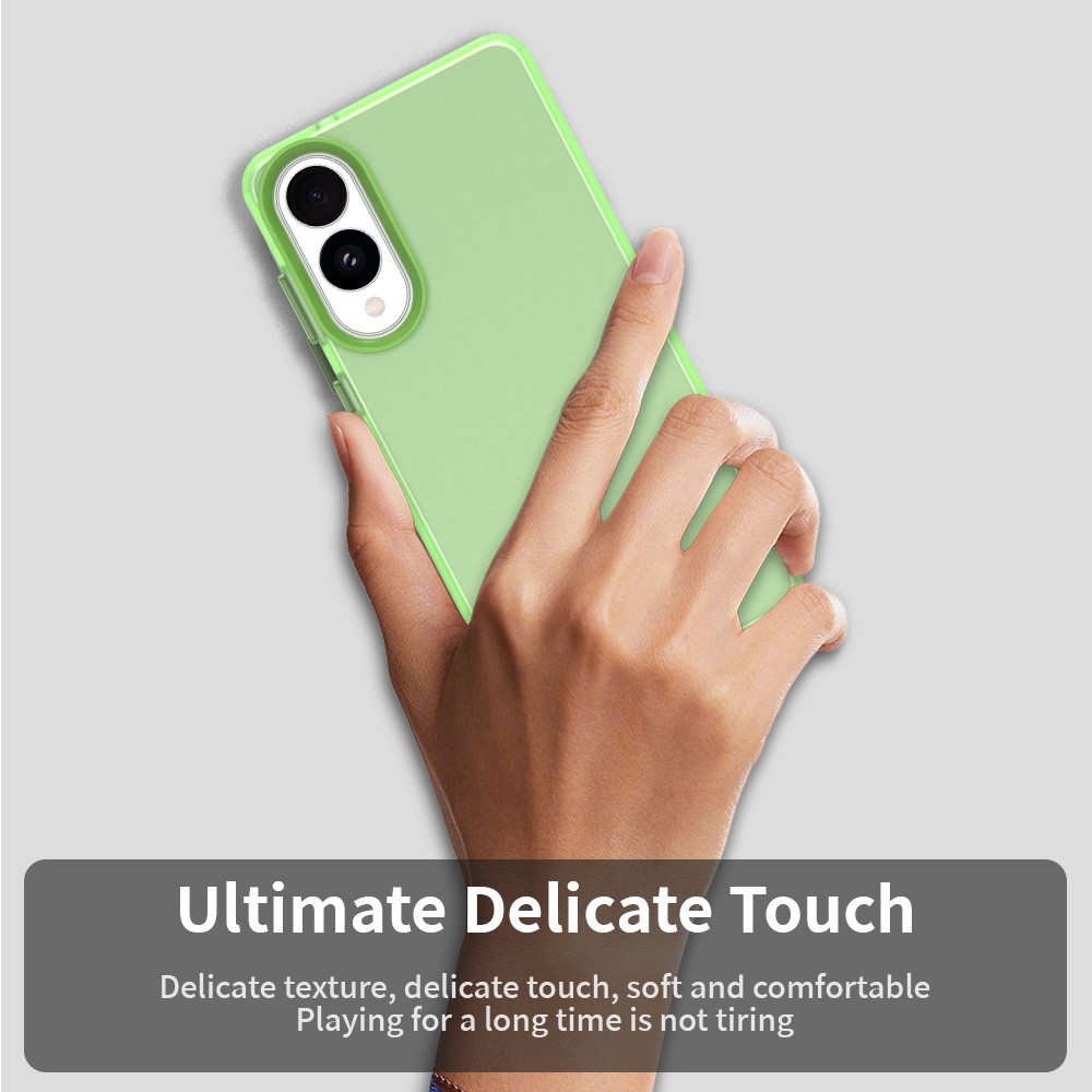 Candys matný gélový obal na Samsung Galaxy S25 Edge - zelený