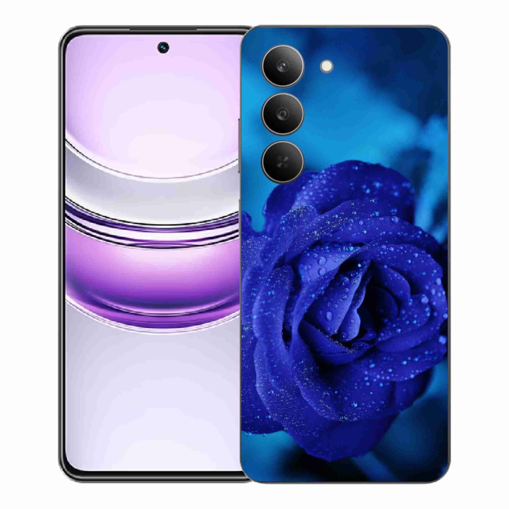 Gélový kryt mmCase na Realme 14x 5G - modrá ruža