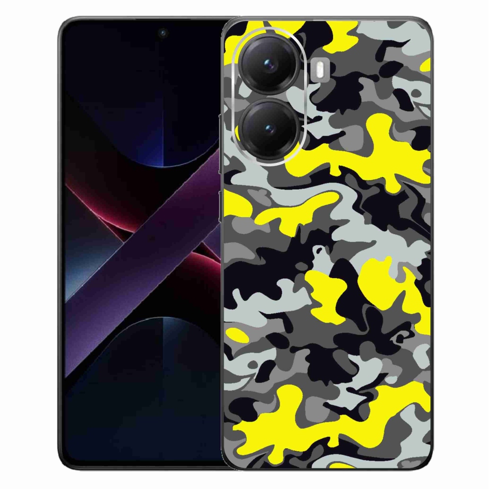 Gélový kryt mmCase na Xiaomi Poco X7 Pro 5G - maskáčový vzor 6