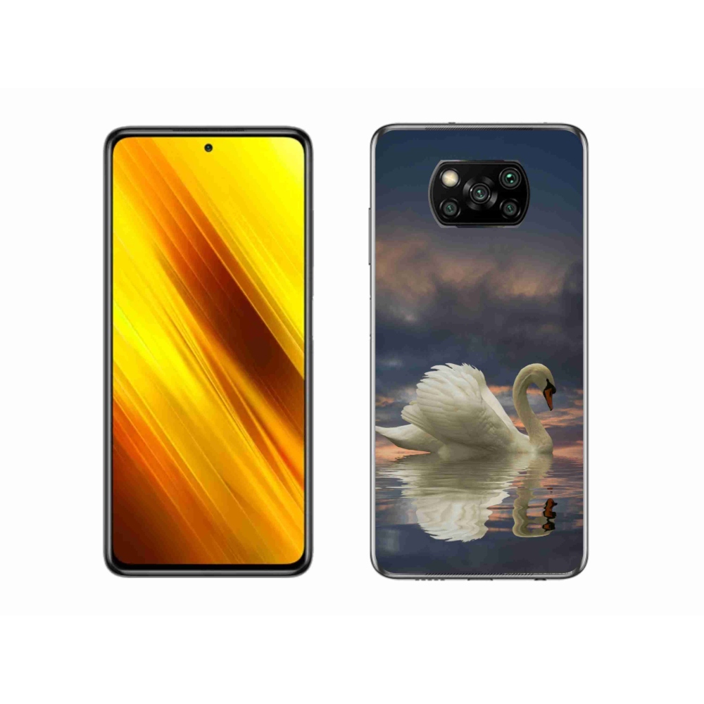 Gélový kryt mmCase na Xiaomi Poco X3 - labuť