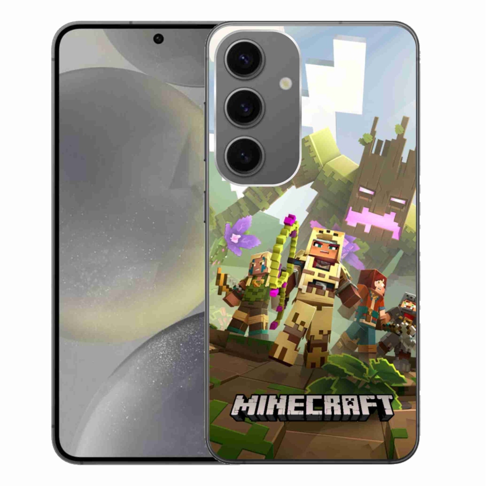 Gélový kryt mmCase na Samsung Galaxy S24+ - minecraft 1