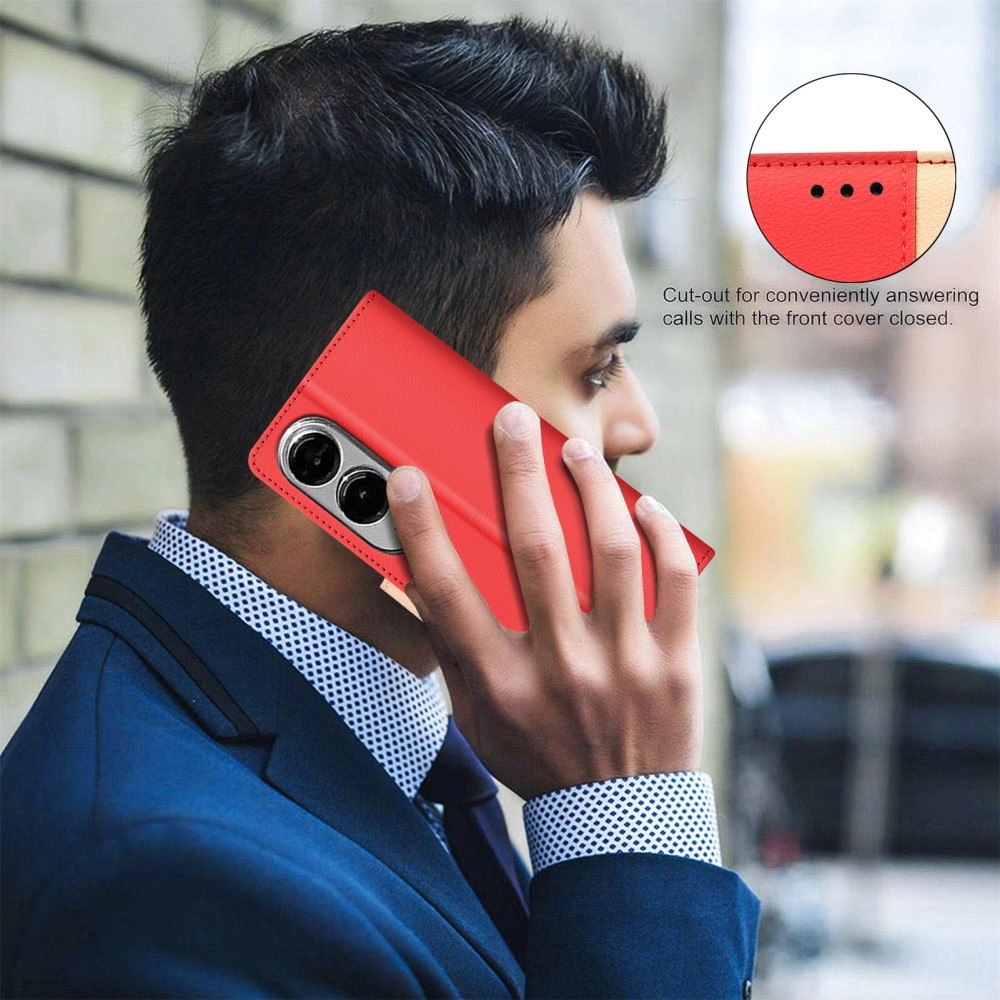 BNF DUO knižkové púzdro na Samsung Galaxy S25 Edge - červené