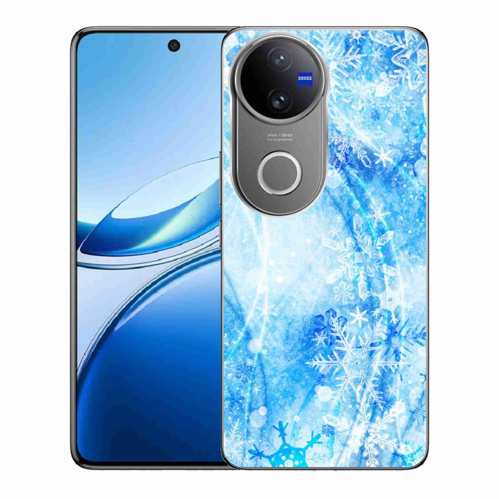 Gélový kryt mmCase na Vivo V50 5G - snehové vločky