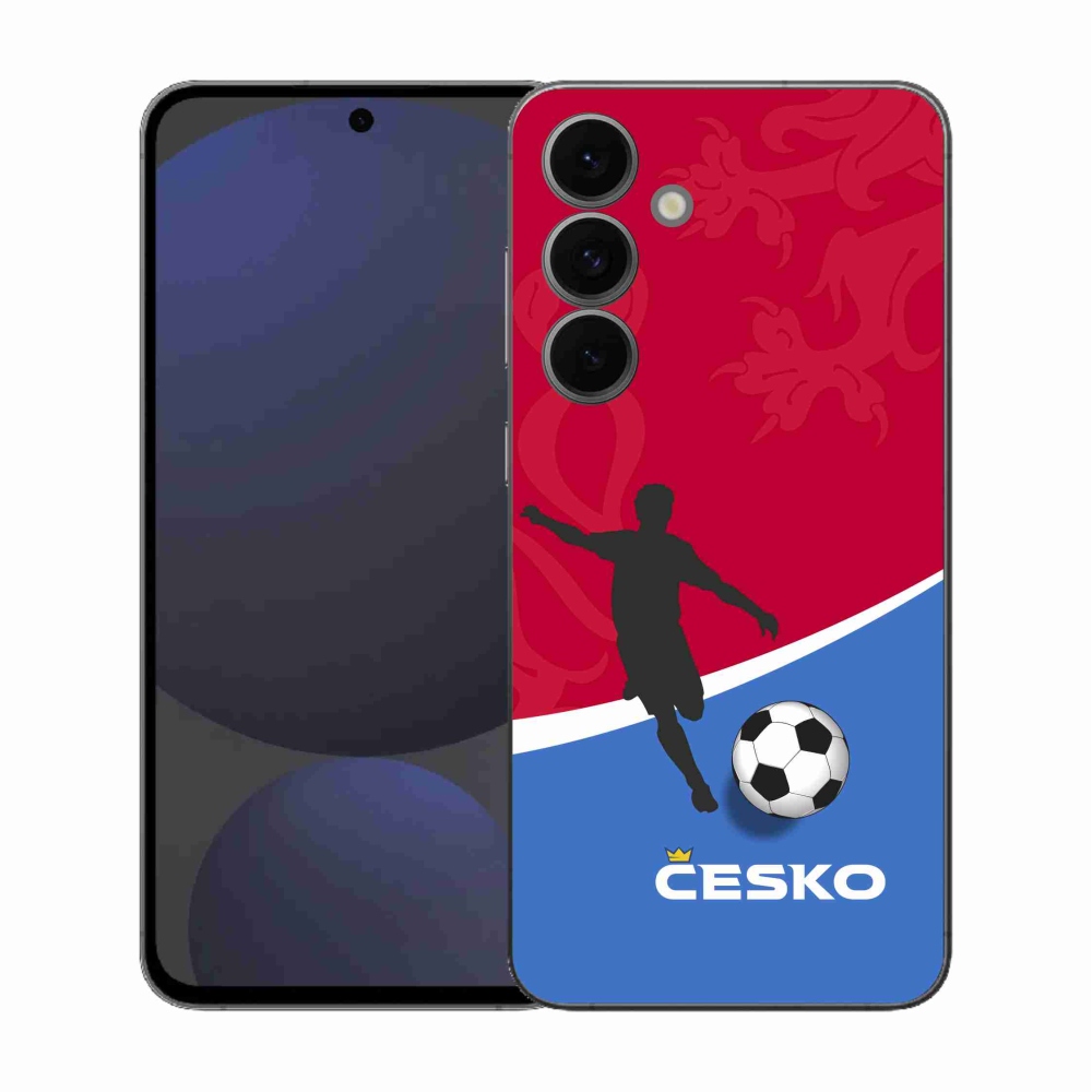 Gélový kryt mmCase na Samsung Galaxy S25 FE - futbal Česko