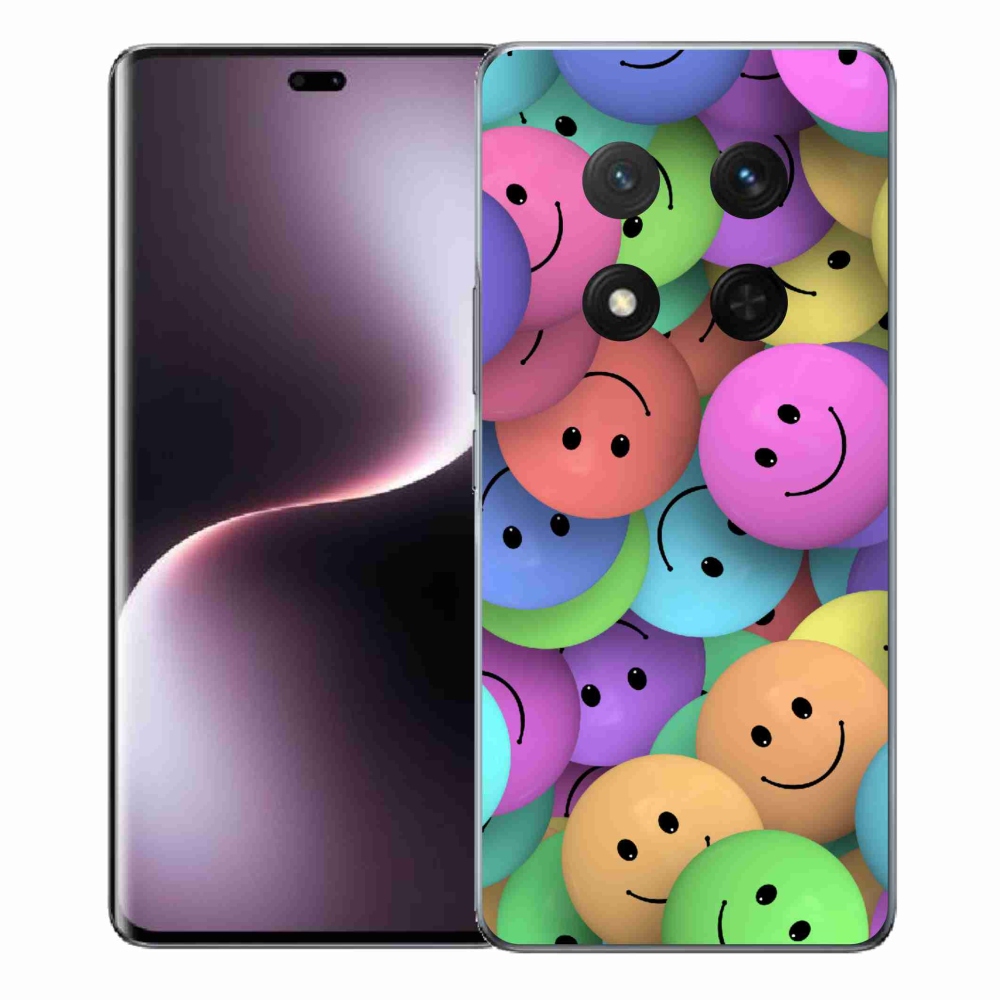 Gélový kryt mmCase na Honor Magic 7 Lite 5G - farební smajlíci