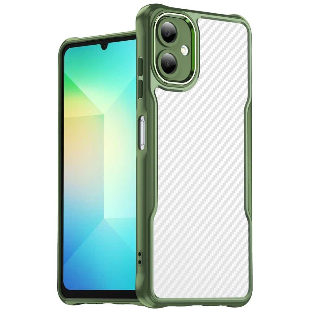 Textures odolný kryt pre Samsung Galaxy A06 4G - zelený