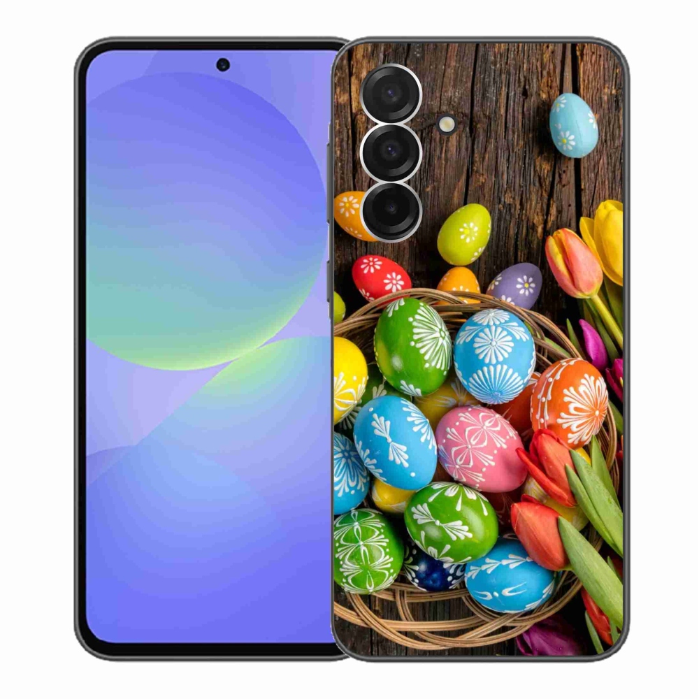 Gélový kryt mmCase na Samsung Galaxy A36 5G - veľkonočné vajíčka