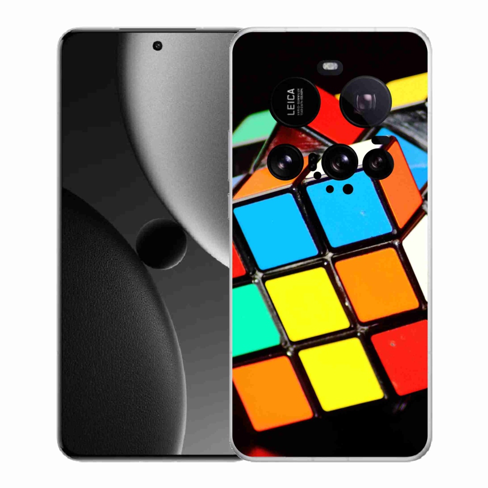 Gélový kryt mmCase na Xiaomi 15 Ultra - rubikova kocka