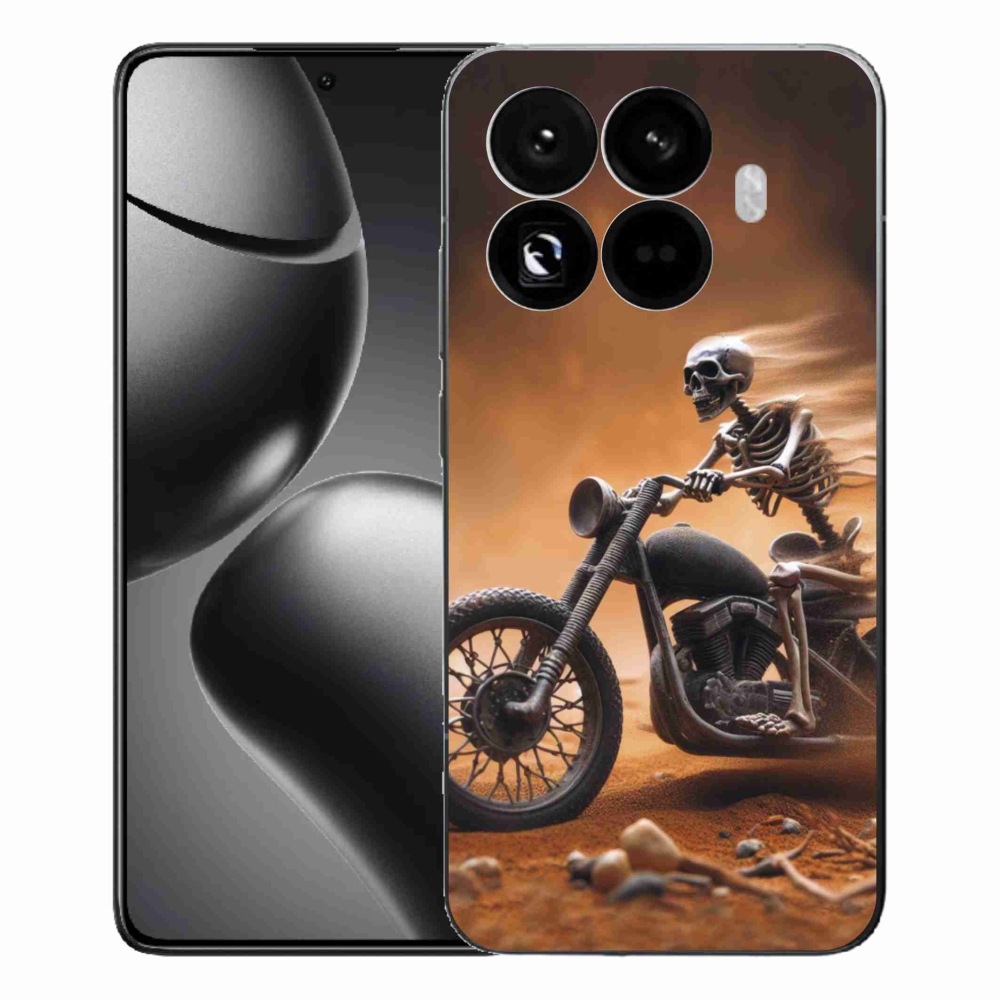 Gélový kryt mmCase na Xiaomi 15T Pro - kostra na motorke