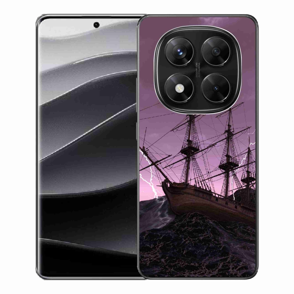 Gélový kryt mmCase na Xiaomi Redmi Note 14 Pro 5G/Poco X7 5G - loď v bouři
