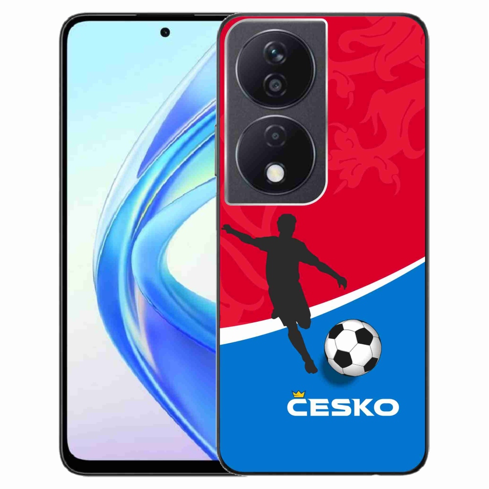 Gélový kryt mmCase na Honor X7b/Honor 90 Smart - futbal Česko