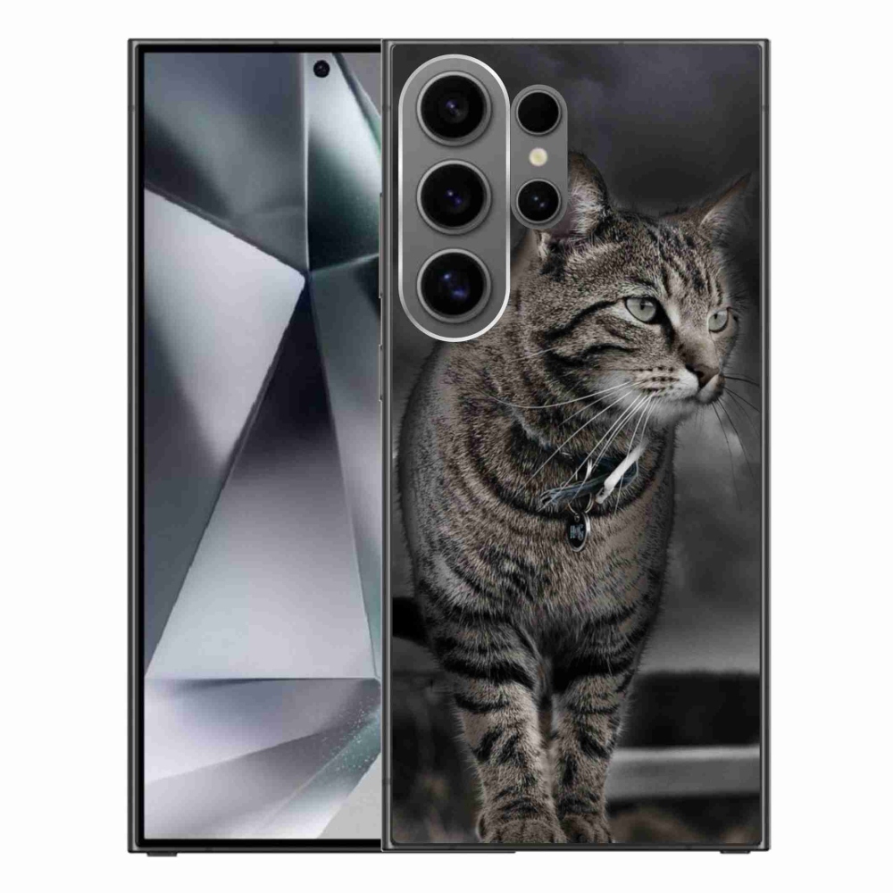 Gélový kryt mmCase na Samsung Galaxy S24 Ultra - mačka