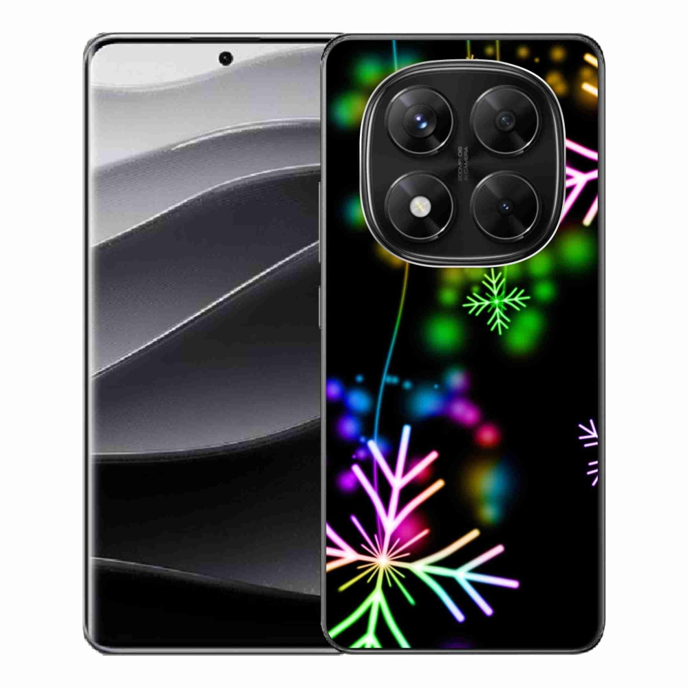 Gélový kryt mmCase na Xiaomi Redmi Note 14 Pro 5G/Poco X7 5G - farebné vločky