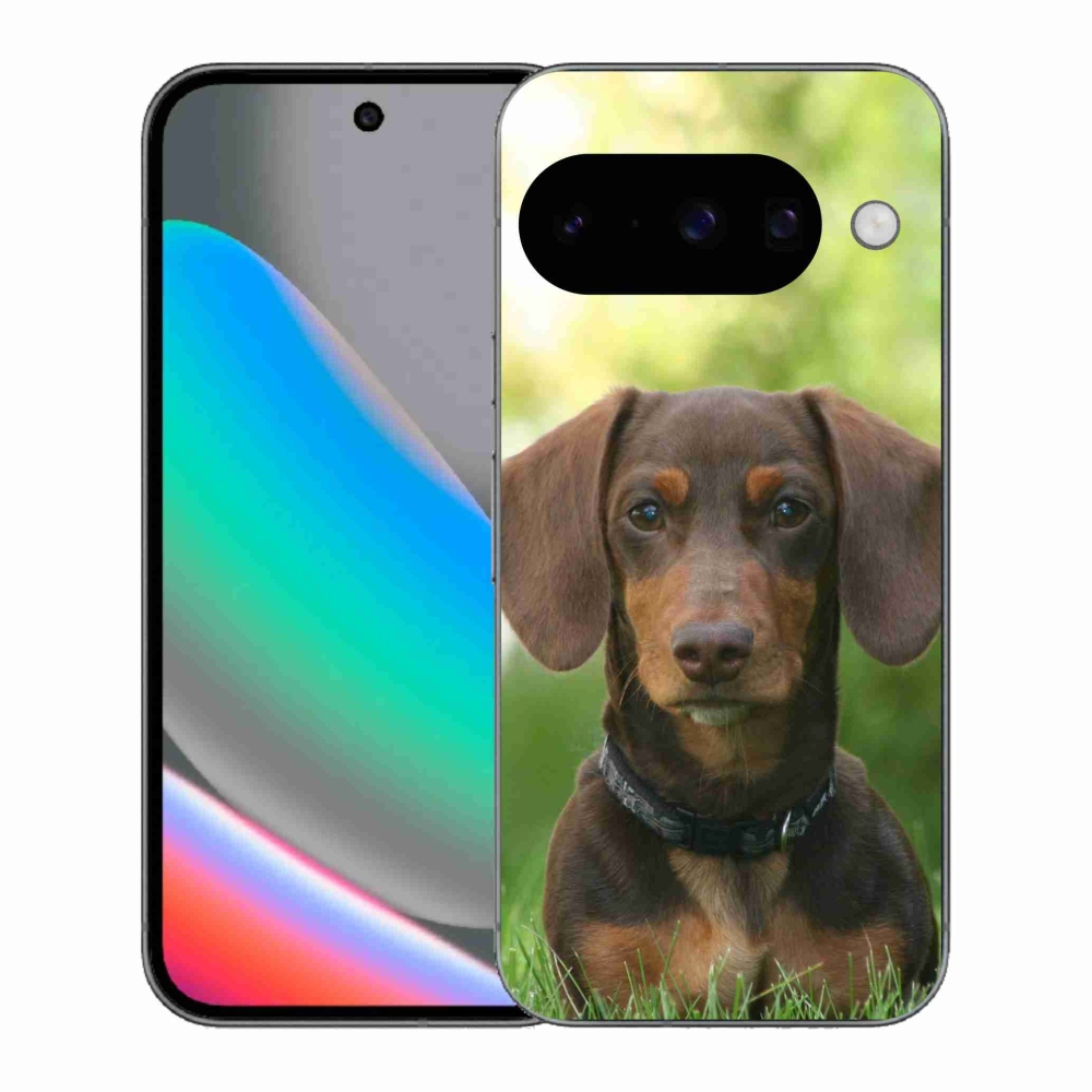 Gélový kryt mmCase na Google Pixel 10 - hnedý jazvečík