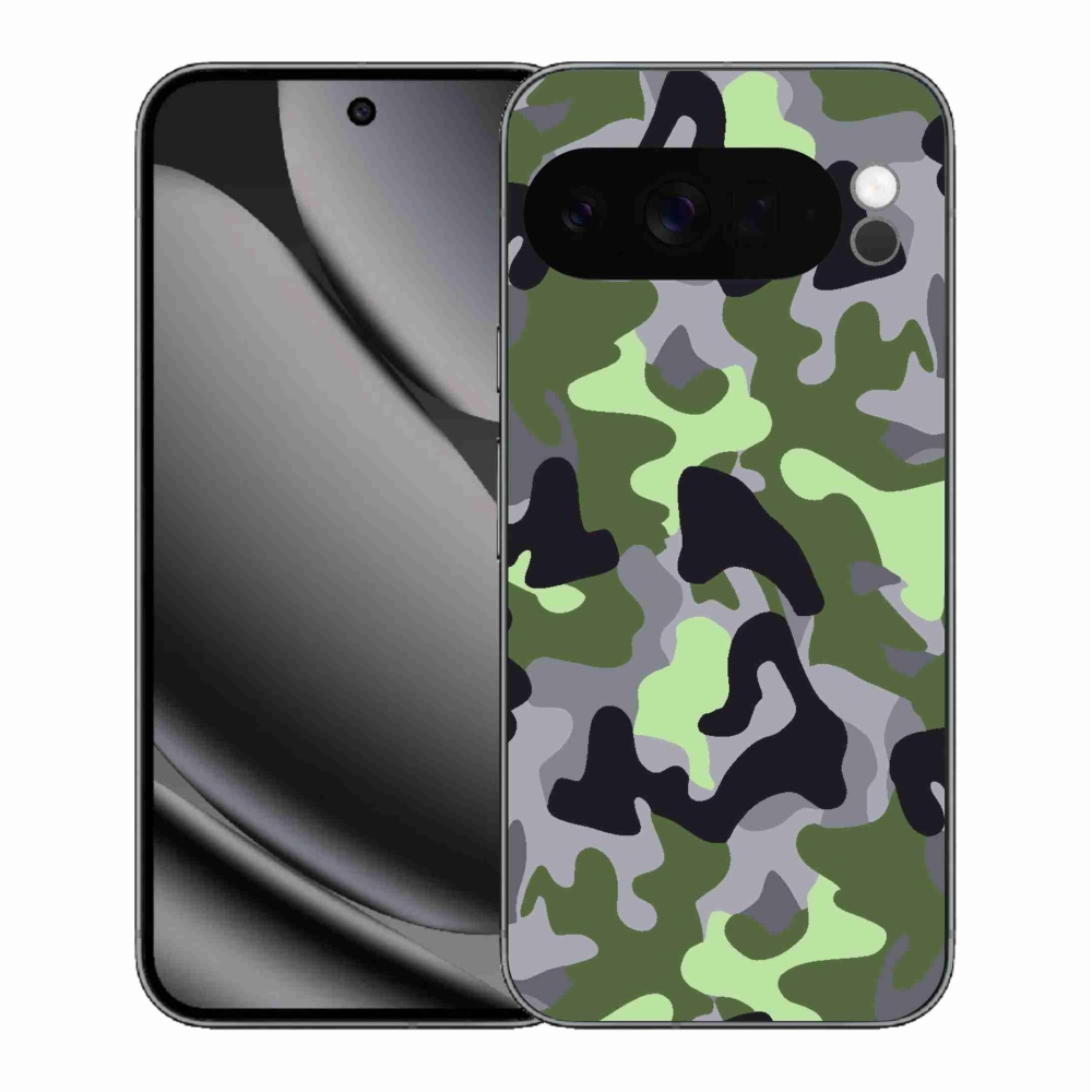 Gélový kryt mmCase na Google Pixel 10 Pro XL - maskáčový vzor 7