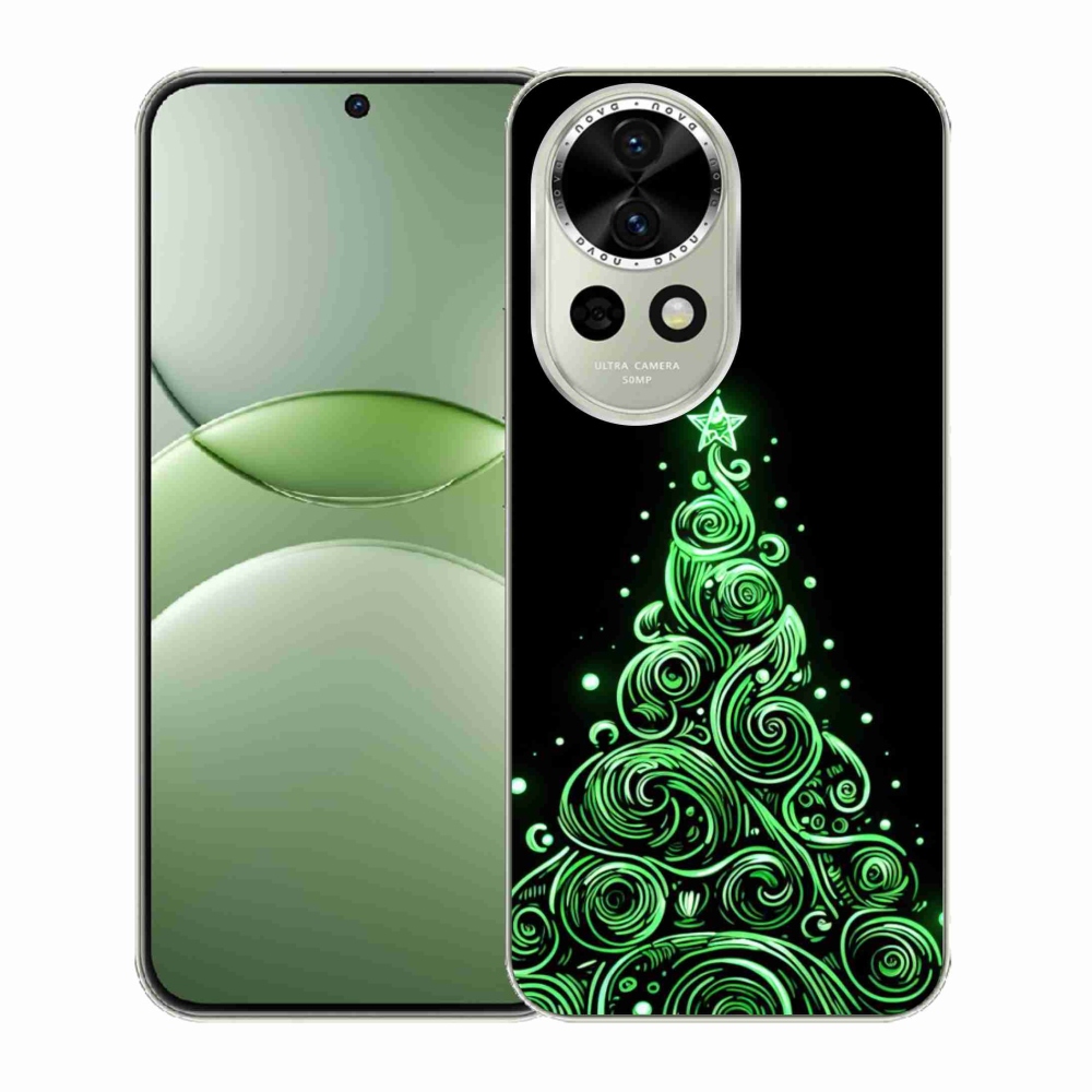 Gélový kryt mmCase na Huawei Nova 13 5G - neónový vianočný stromček 3
