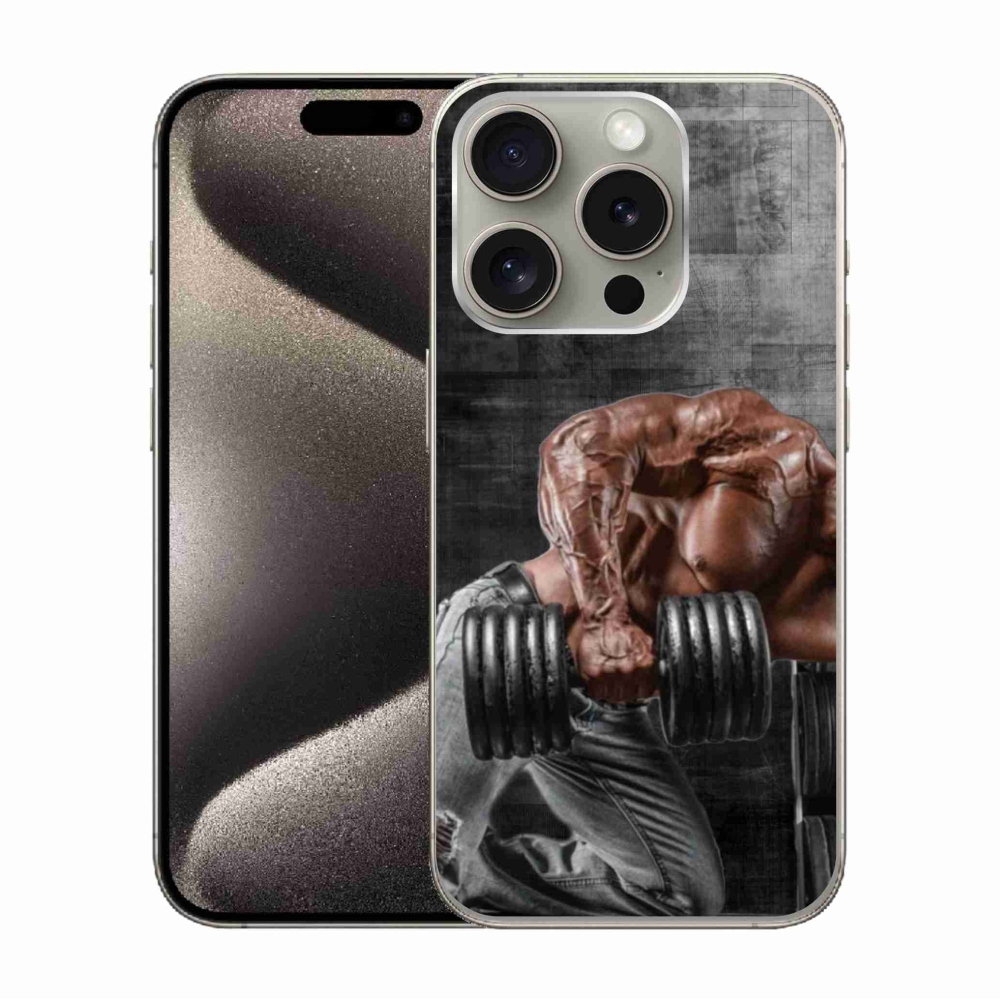 Gélový kryt mmCase na iPhone 15 Pro - posilňovanie 1