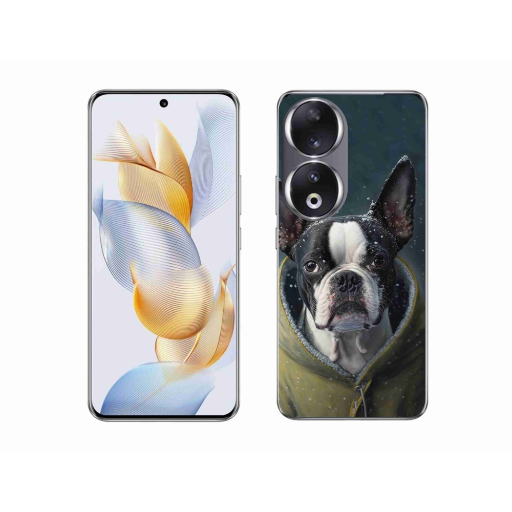 Gélový kryt mmCase na Honor 90 - buldoček