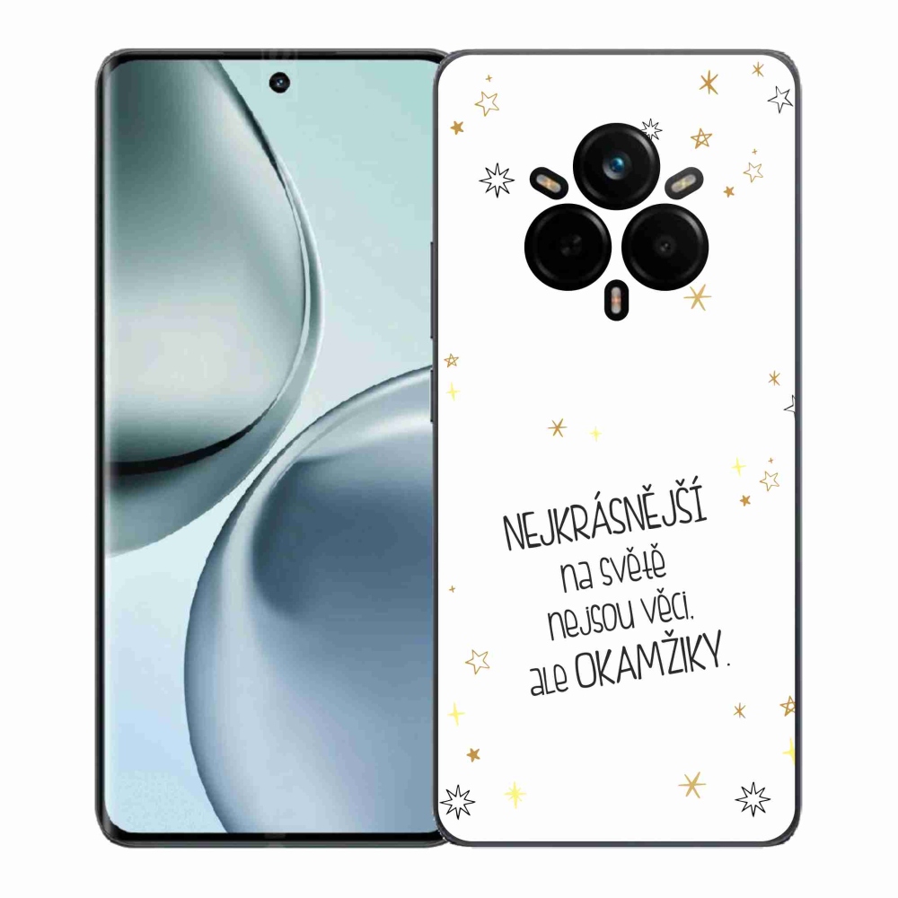 Gélový kryt mmCase na Realme 14 Pro 5G - citát 4 biele pozadie