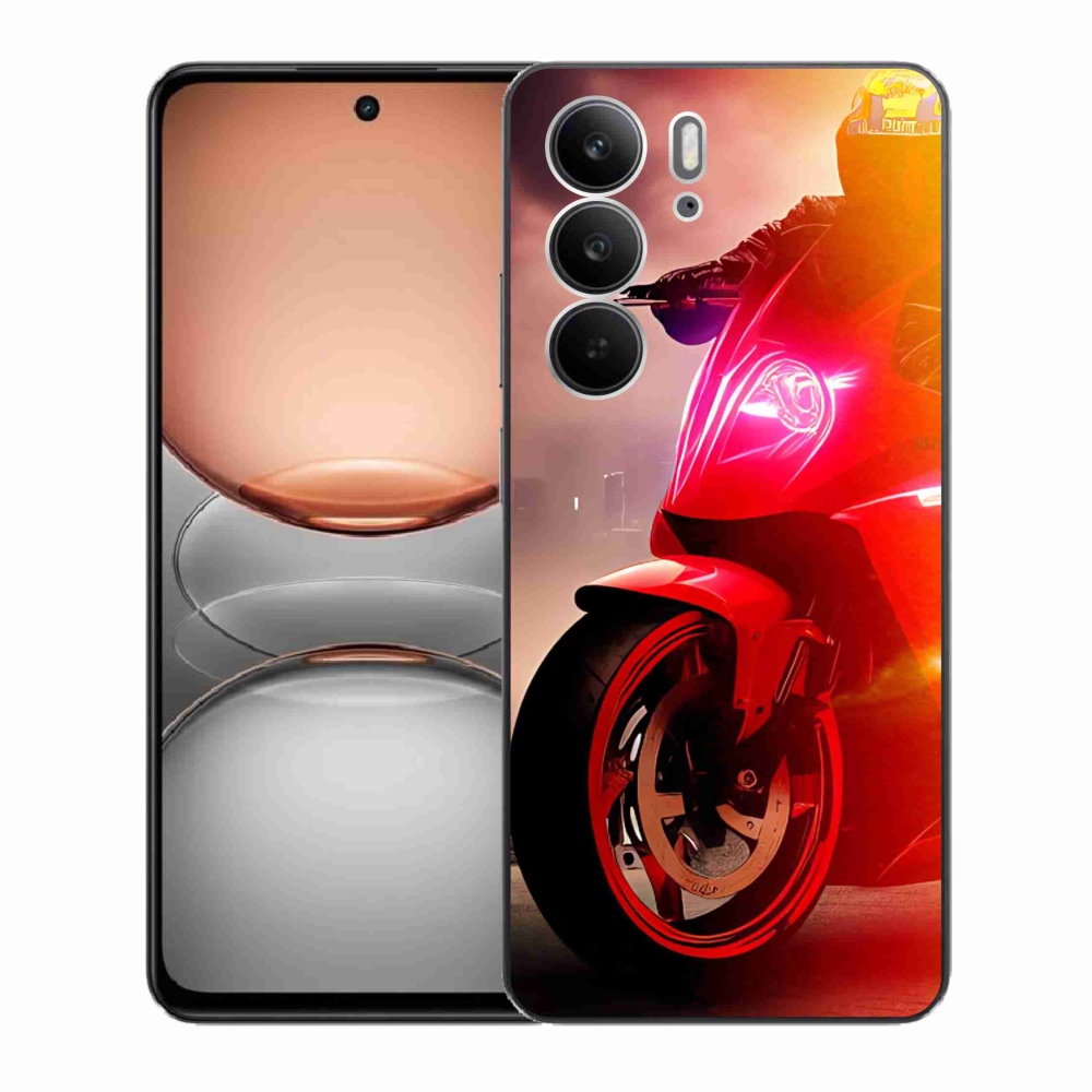 Gélový kryt mmCase na Realme C75 - motorka
