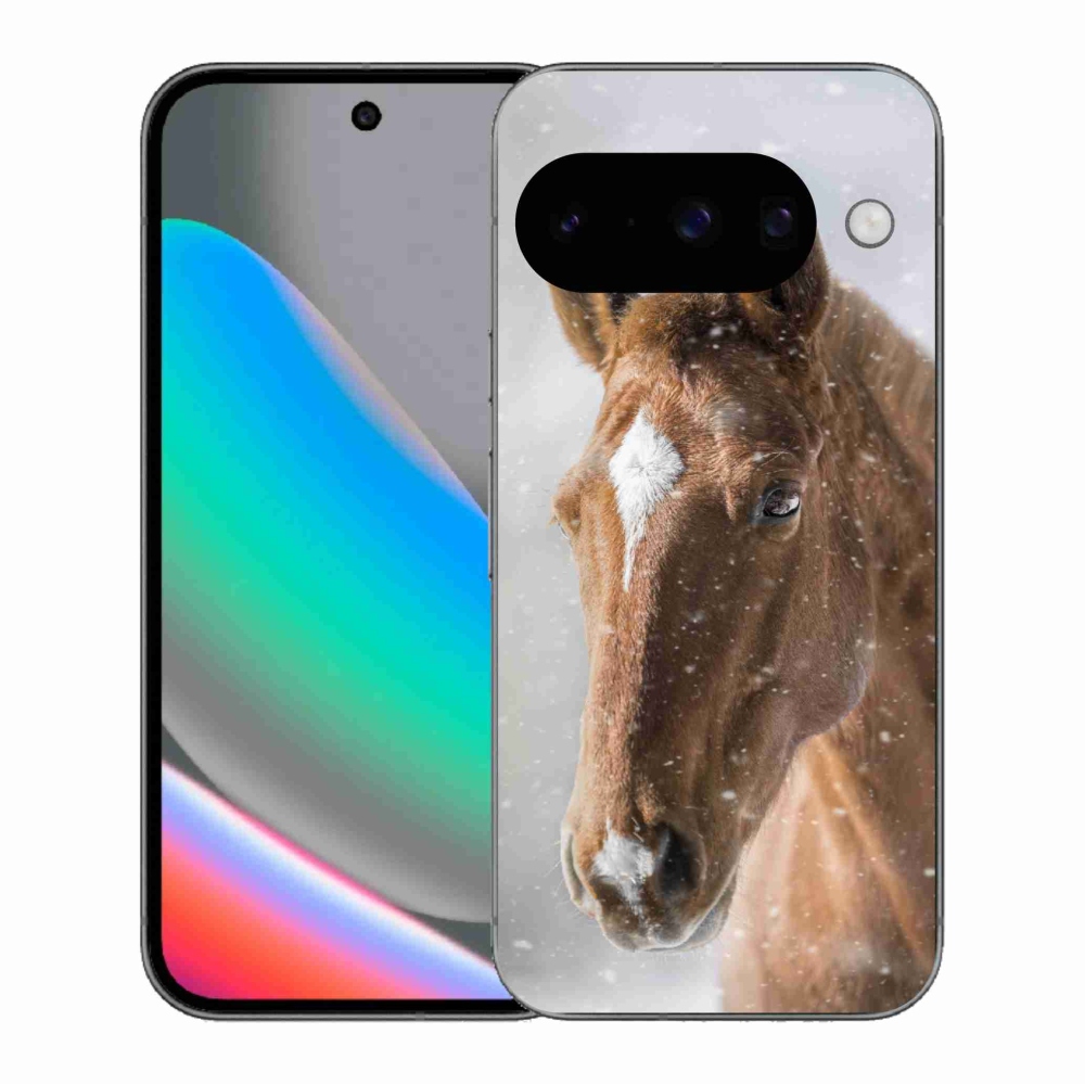 Gélový kryt mmCase na Google Pixel 10 - hnedý kôň 2