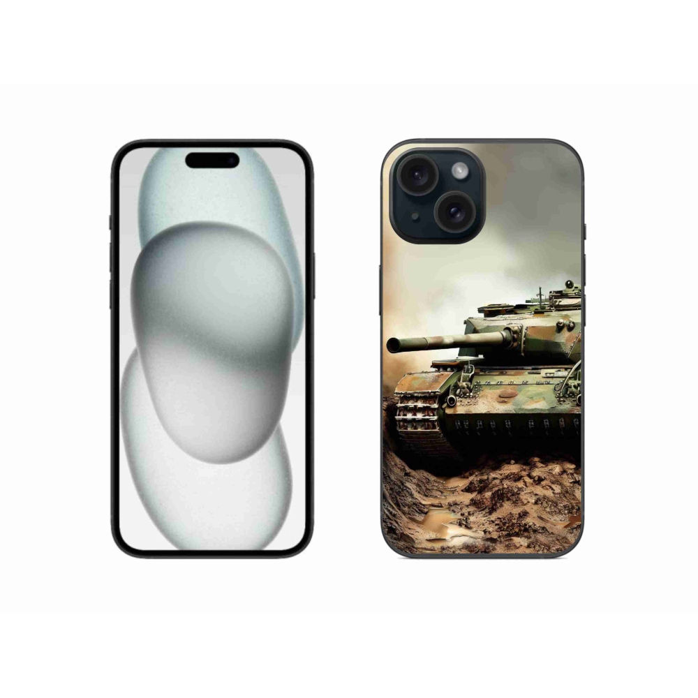 Gélový kryt mmCase na iPhone 15 - tank