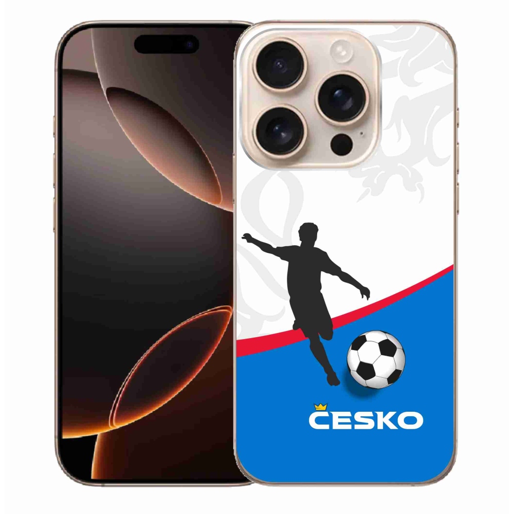 Gélový kryt mmCase na iPhone 16 Pro Max - futbal Česko 1