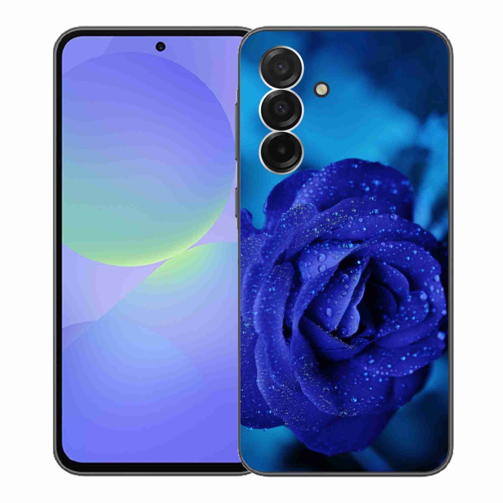 Gélový kryt mmCase na Samsung Galaxy A36 5G - modrá ruža