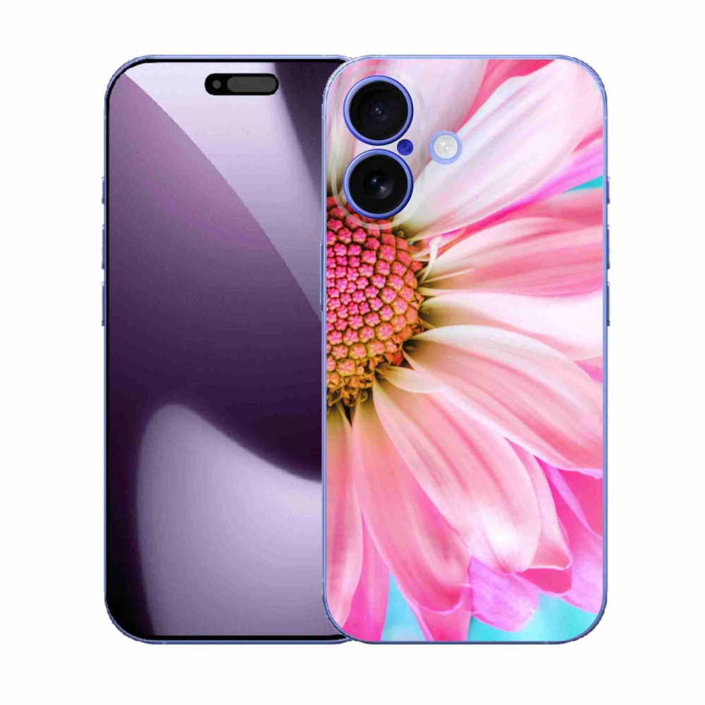 Gélový kryt mmCase na iPhone 17 - ružová kvetina