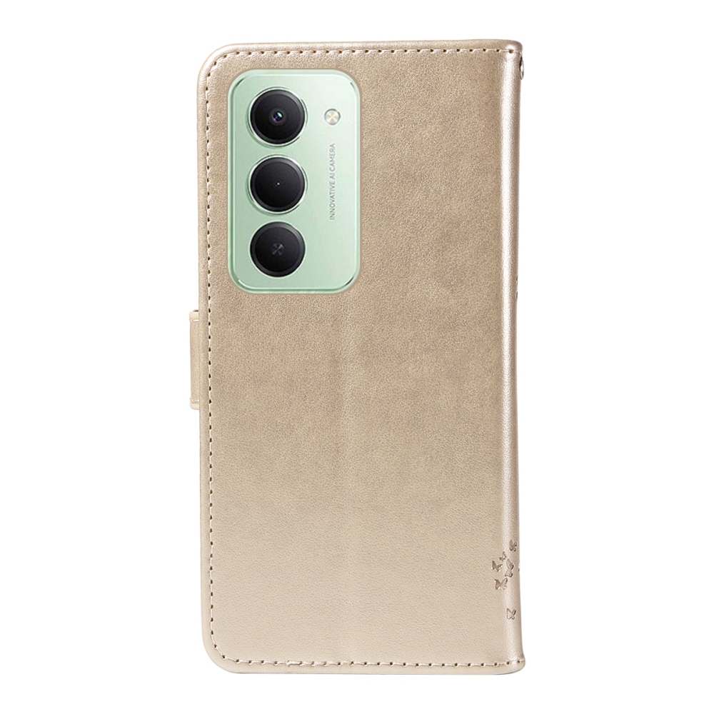 Trees knižkové púzdro na Xiaomi Redmi 15 4G (171mm) - zlaté