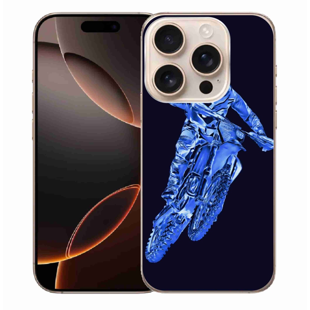 Gélový kryt mmCase na iPhone 16 Pro Max - motocross 1