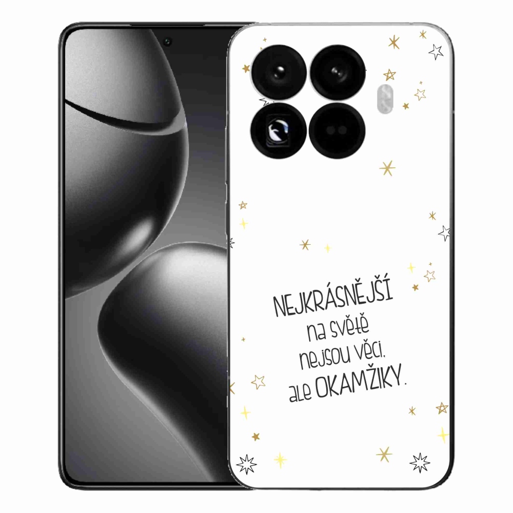 Gélový kryt mmCase na Xiaomi 15T Pro - citát 4 biele pozadie