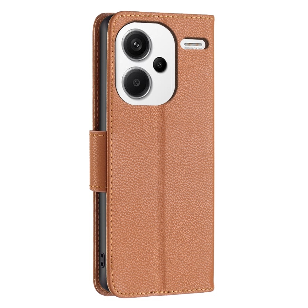 Case knižkové púzdro na Xiaomi Redmi Note 13 Pro+ 5G - hnedé