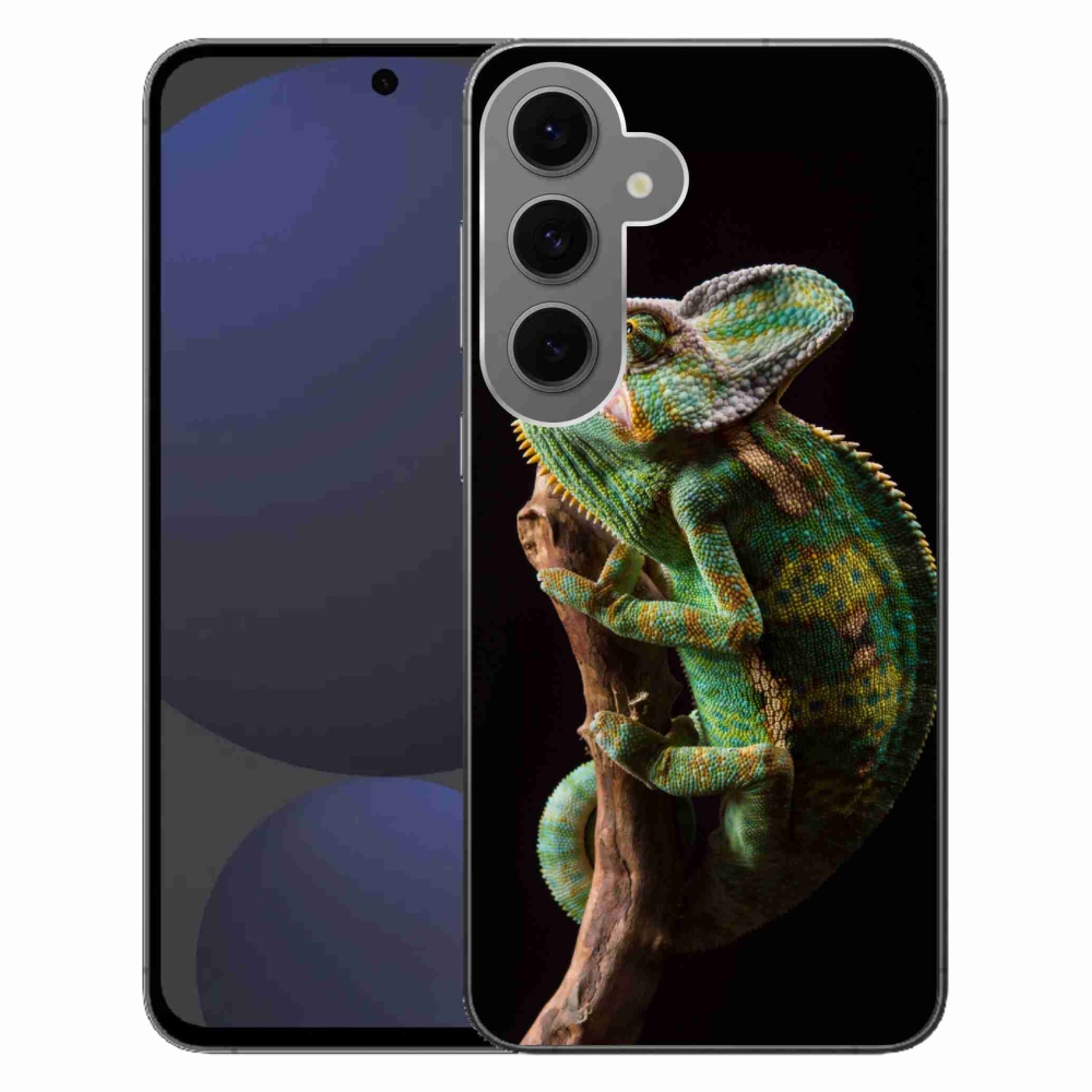 Gélový kryt mmCase na Samsung Galaxy S24 FE - chameleón