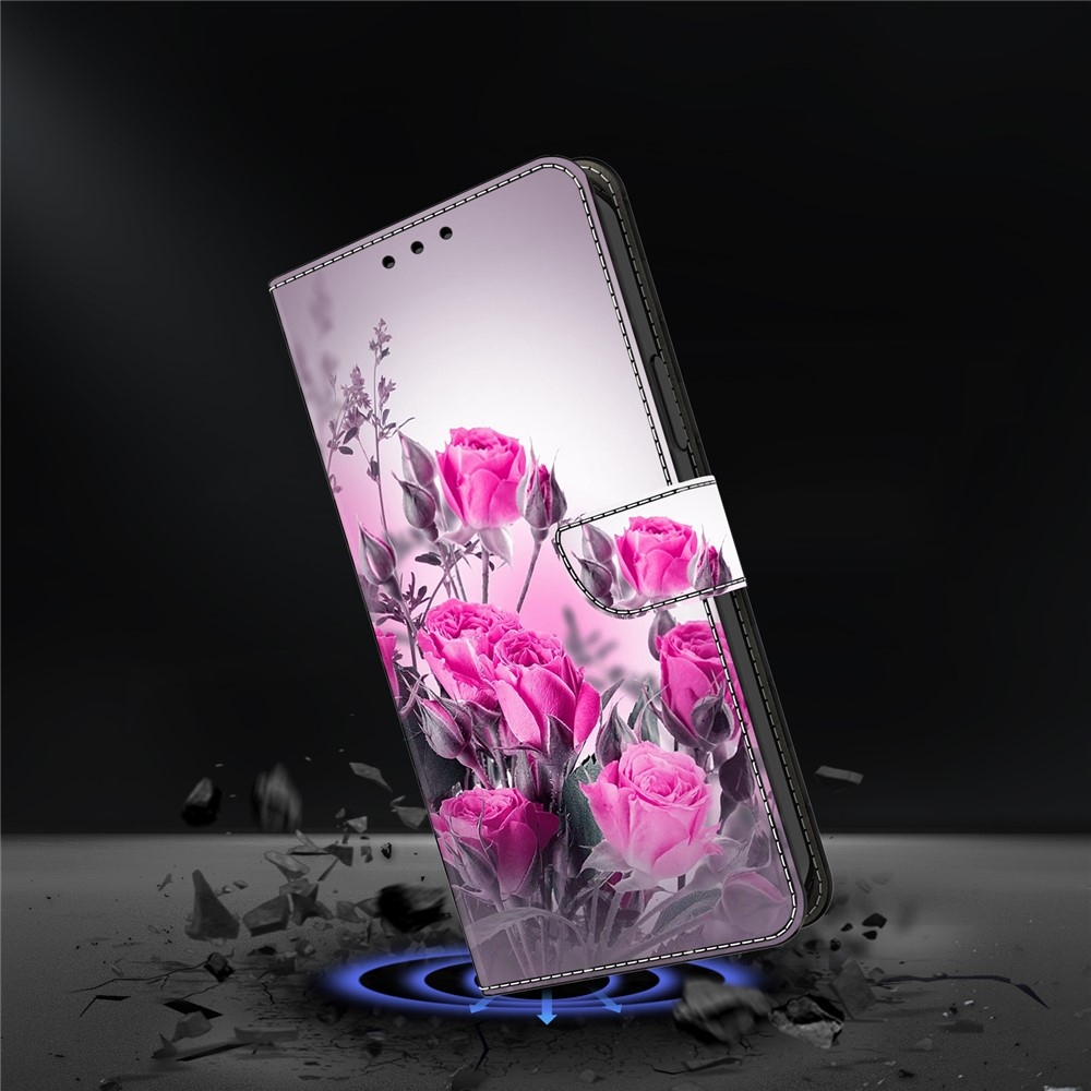 Firmly knižkové púzdro na Samsung Galaxy A17 5G/A26 5G - ružové kvety