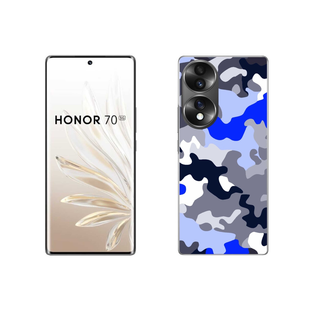 Gélový kryt mmCase na Honor 70 - maskáčový vzor 8