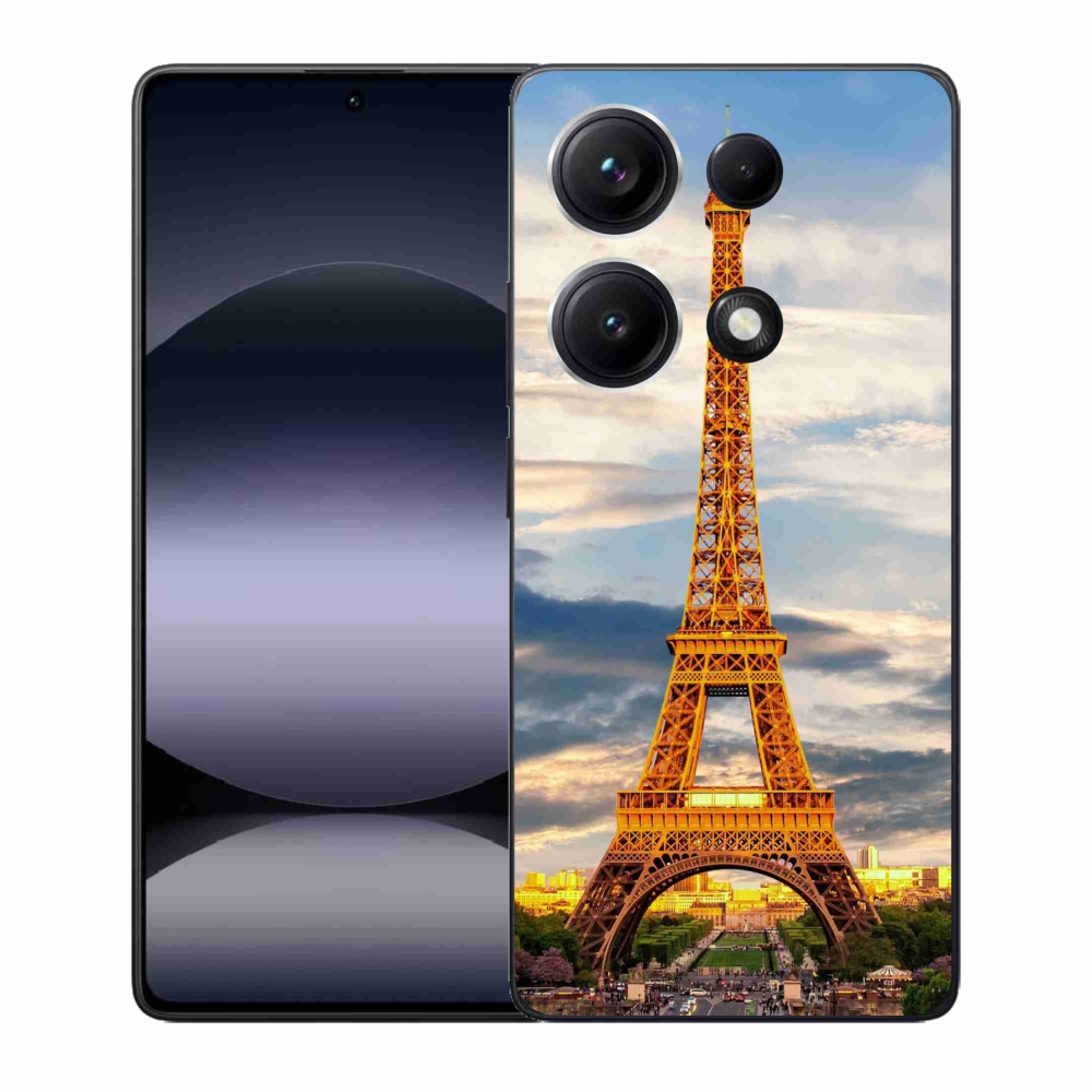 Gélový kryt mmCase na Xiaomi Redmi Note 14S - eiffelova veža 3
