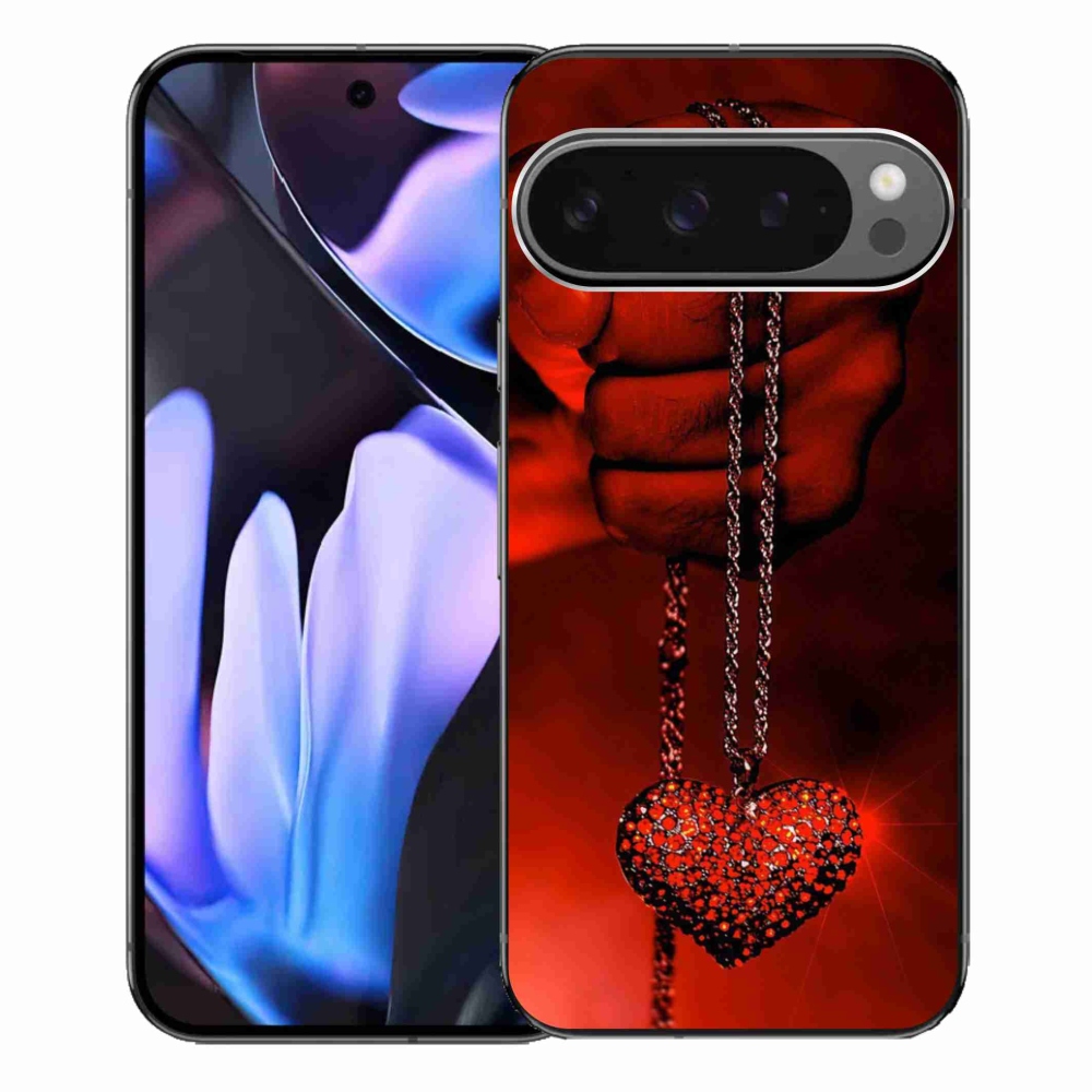 Gélový kryt mmCase na Google Pixel 9 Pro XL - náhrdelník