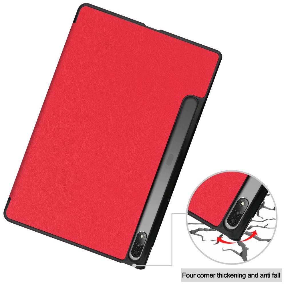 Case chytré zatváracie púzdro na tablet Lenovo Tab P12 Pro - červené