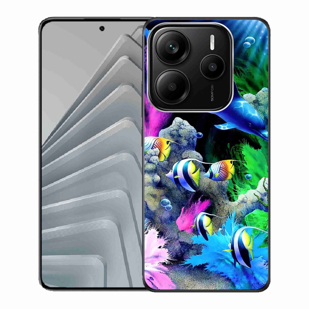 Gélový kryt mmCase na Xiaomi Redmi Note 14 5G - morský svet