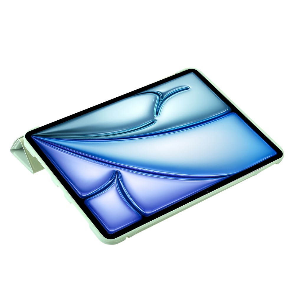 Origamis inteligentné polohovacie puzdro na tablet iPad Air 13 (2024)/(2025) - svetlozelené