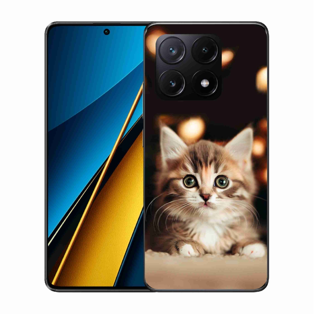 Gélový kryt mmCase na Xiaomi Poco X6 Pro 5G - roztomilé mačiatko 2