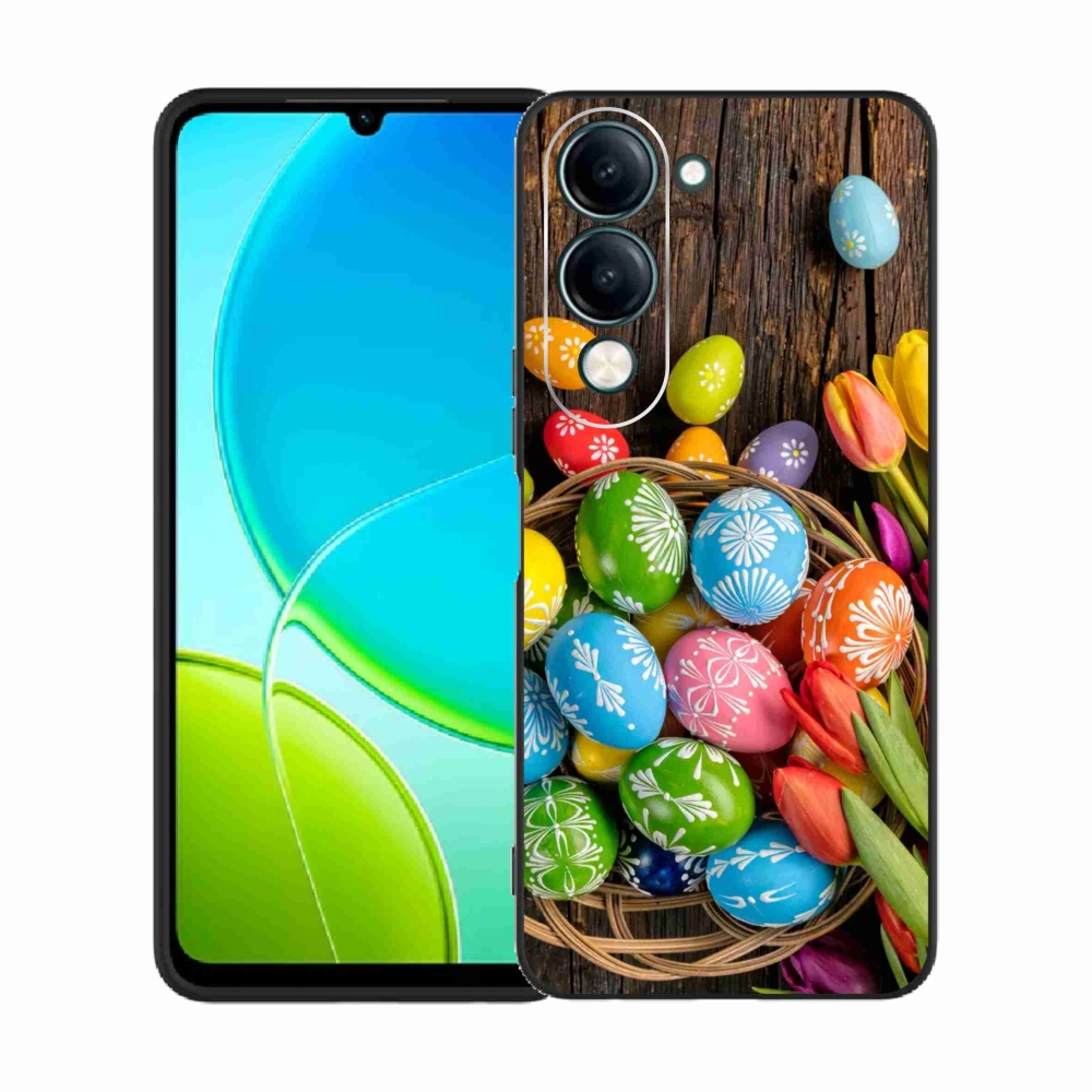 Gélový kryt mmCase na Vivo Y29s 5G - veľkonočné vajíčka